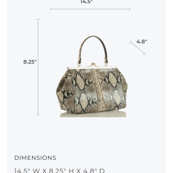 Brahmin Caviar Felix Satchel - Picture 8 of 12